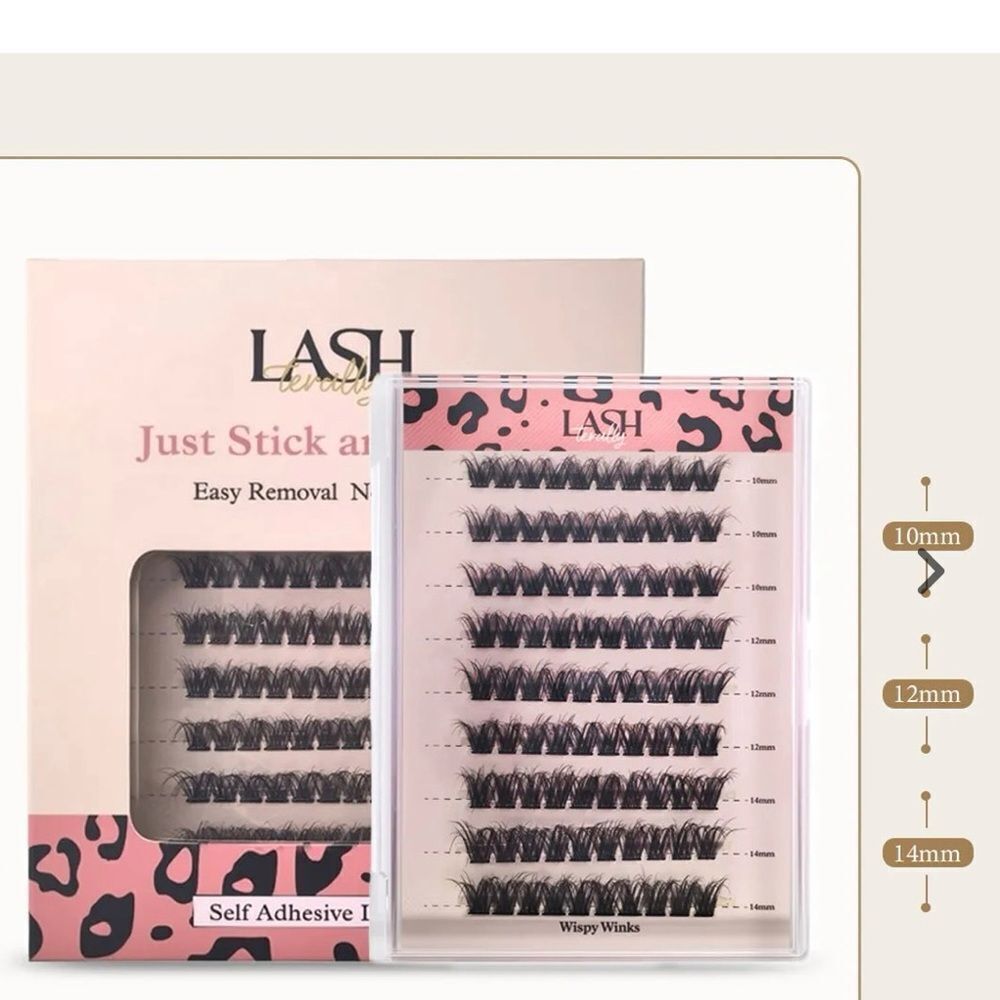 Lashterally Natural Wispy Effortless Beauty Self-Adhesive Lash Kit